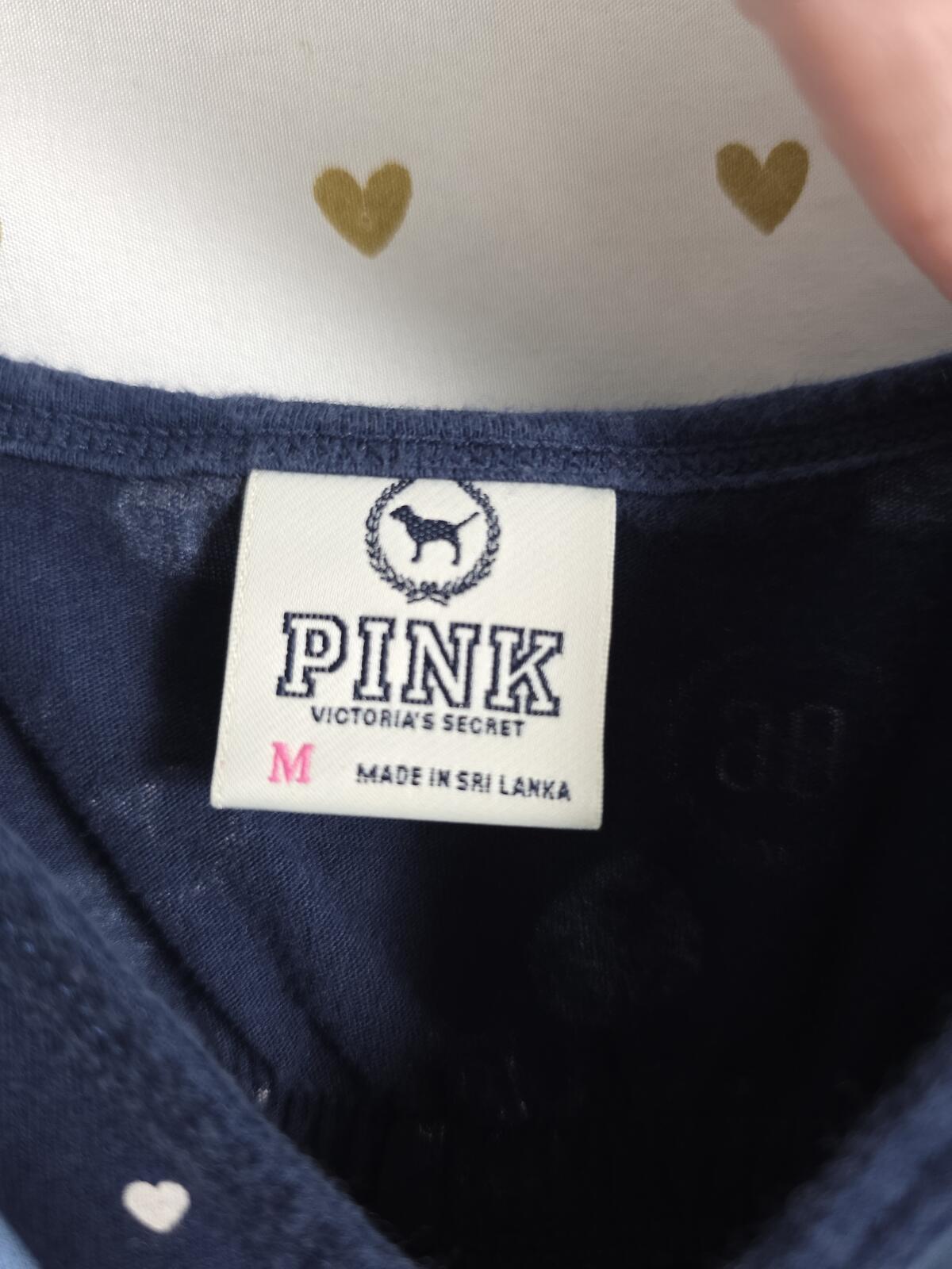 Vintage Victoria's Secret PINK Sundress Love 86 Dog Logo Y2K Ruffle M Dress