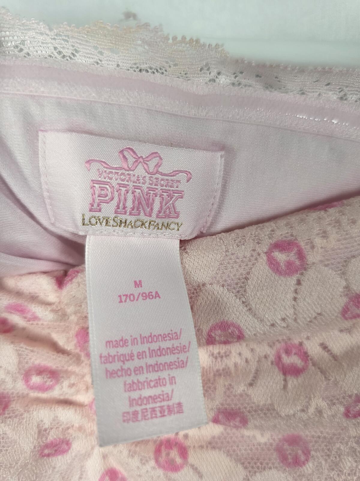 Victorias Secret PINK LOVESHACKFANCY Strapless Ruffled Dress MEDIUM