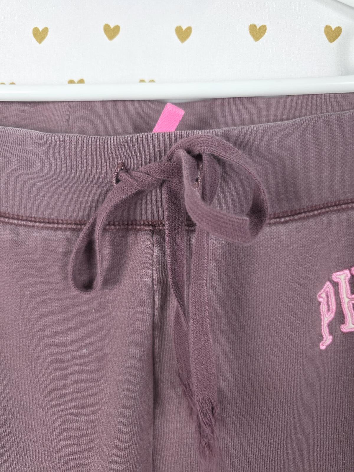 Victorias Secret PINK Vintage PHI BETA PINK Joggers Sweatpants Y2k MEDIUM