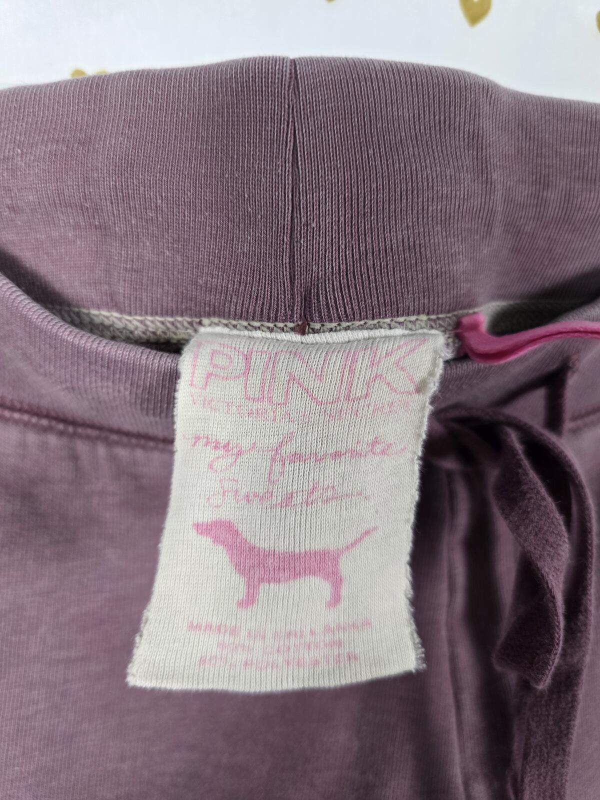 Victorias Secret PINK Vintage PHI BETA PINK Joggers Sweatpants Y2k MEDIUM