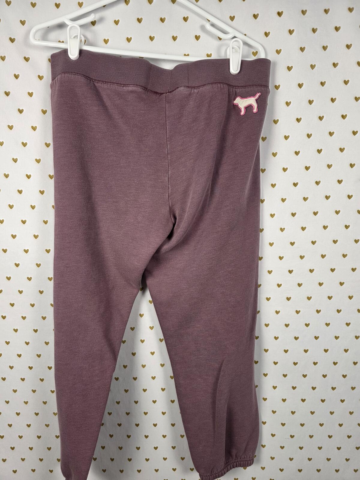 Victorias Secret PINK Vintage PHI BETA PINK Joggers Sweatpants Y2k MEDIUM