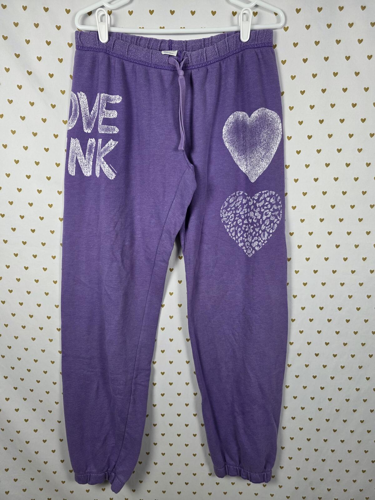 Victorias Secret PINK Love Leopard Cheetah Vintage Y2k Sweats Joggers Sweapants