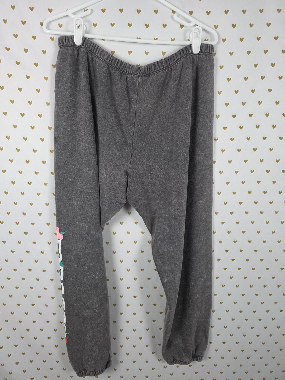 Victorias Secret Pink Vintage Hawaiian xl XXL slouchy sweater sweatpants SET