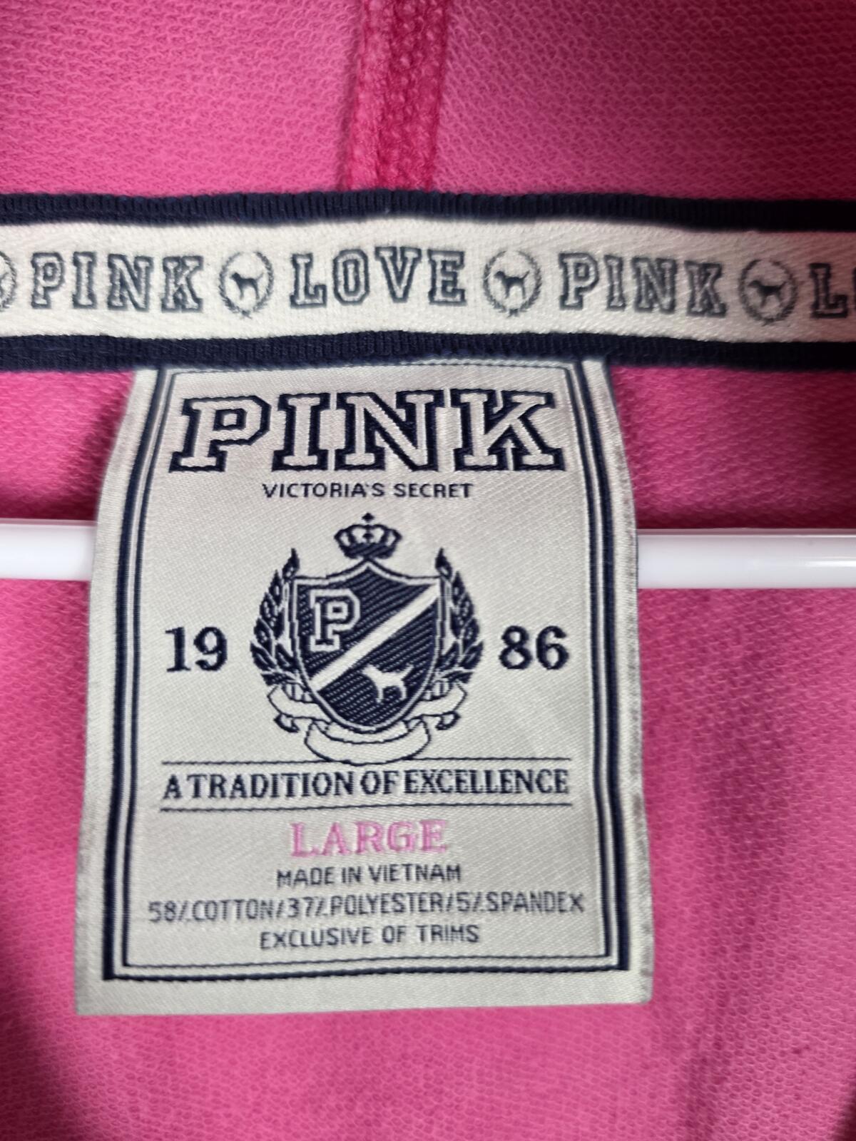 Victorias Secret PINK Vintage y2k Hooded Ruffle V neck Dress LARGE 2008