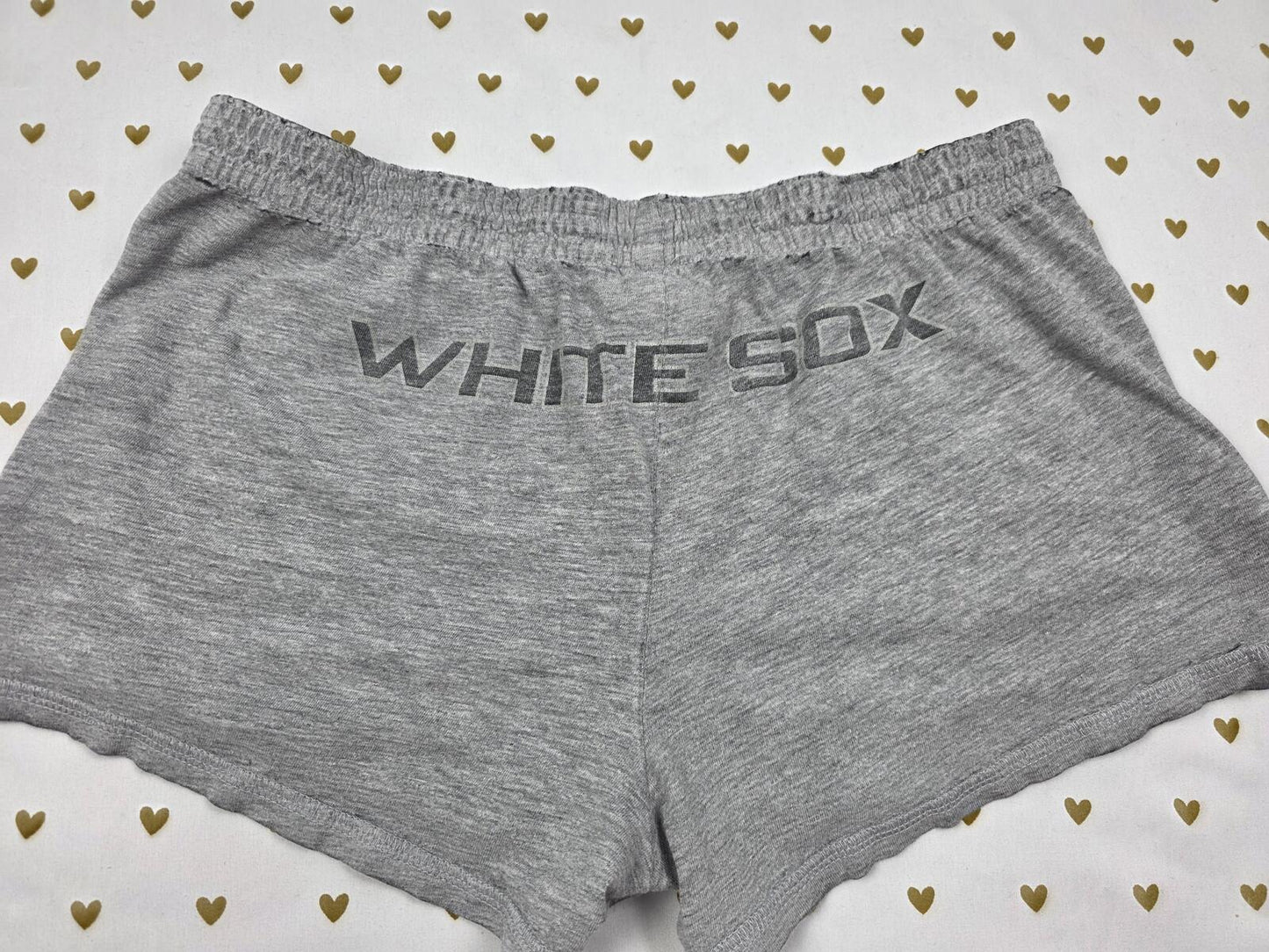 Victorias Secret PINK MLB White Sox Chicago Vintage Y2k Sweat Shorts SMALL