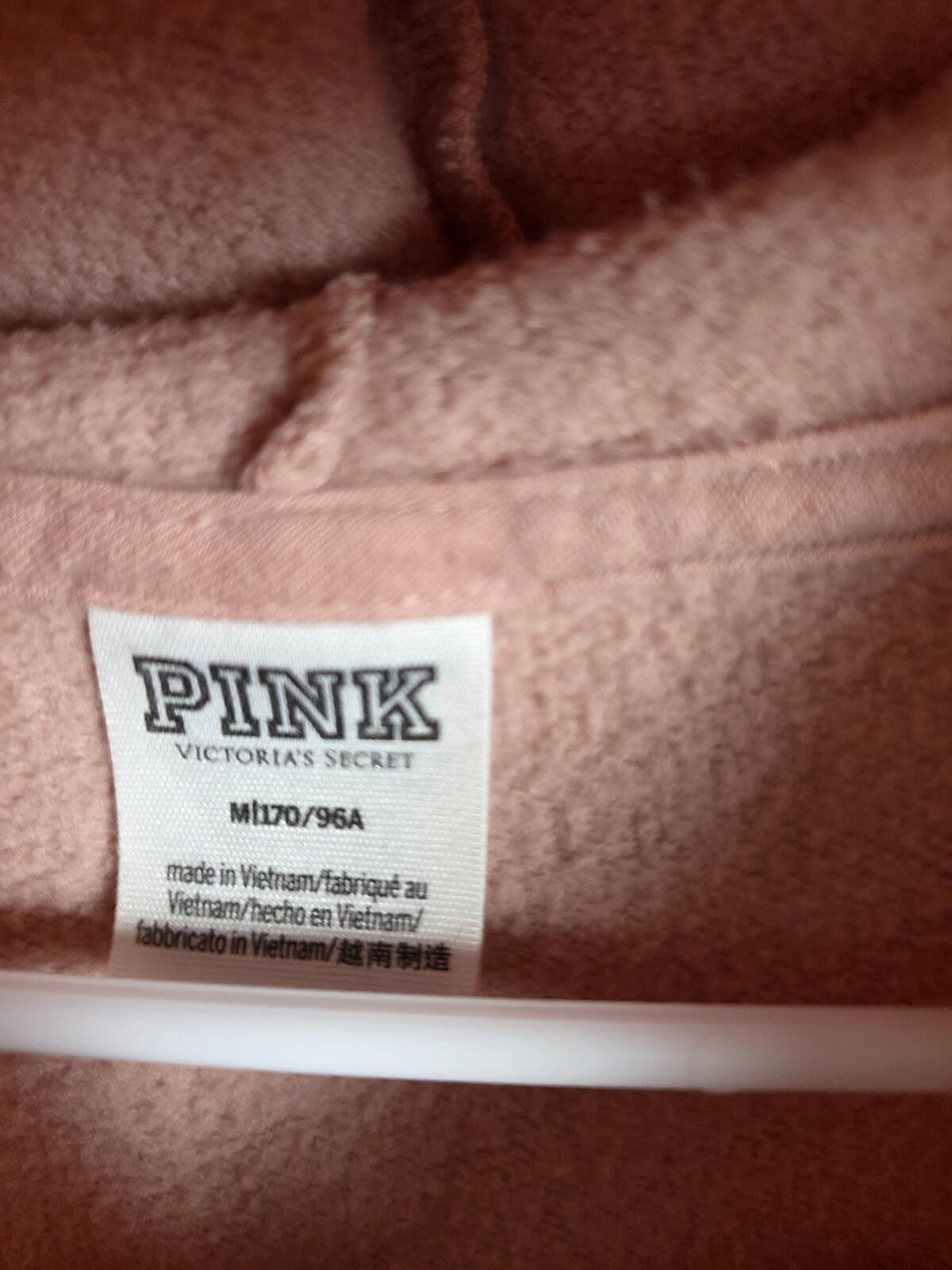 Victorias Secret Pink Love Logo Pullover hoodie sweater shirt oversized MEDIUM