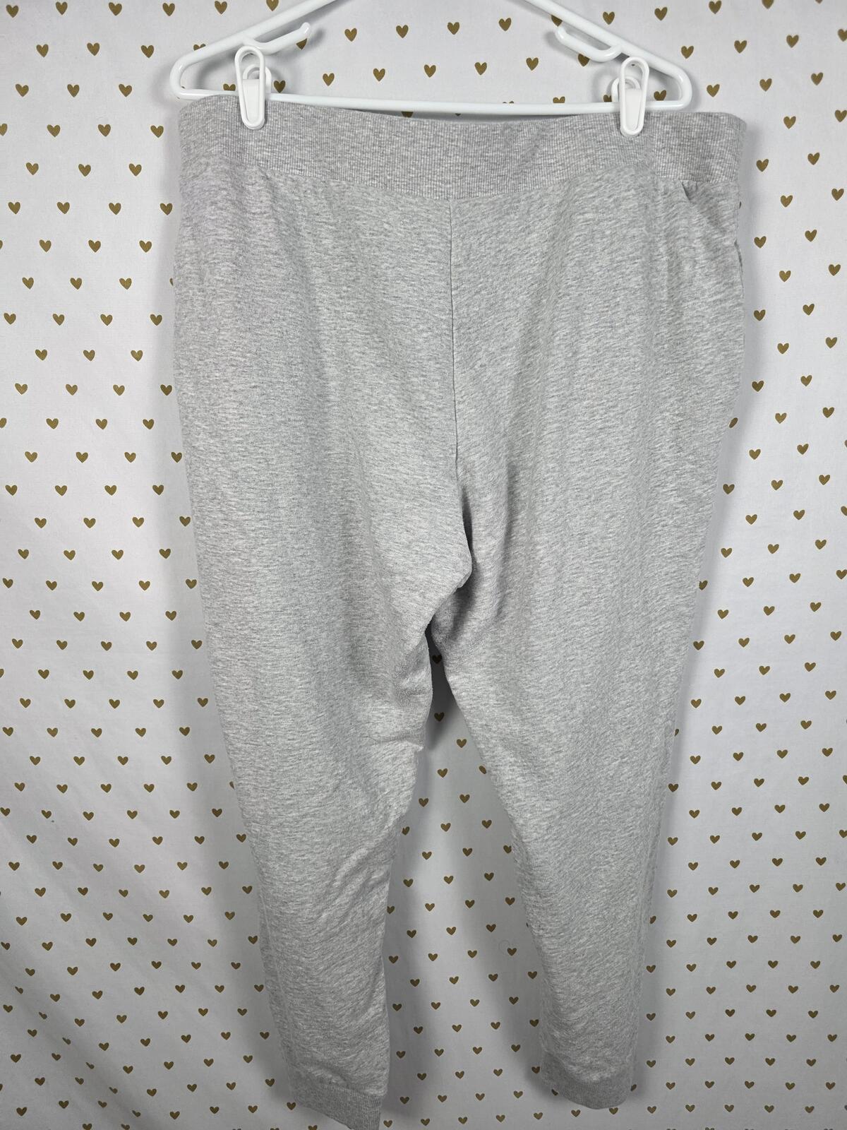 Victorias Secret Grey Comfy XL Sweatpants Tapered Joggers Sweats