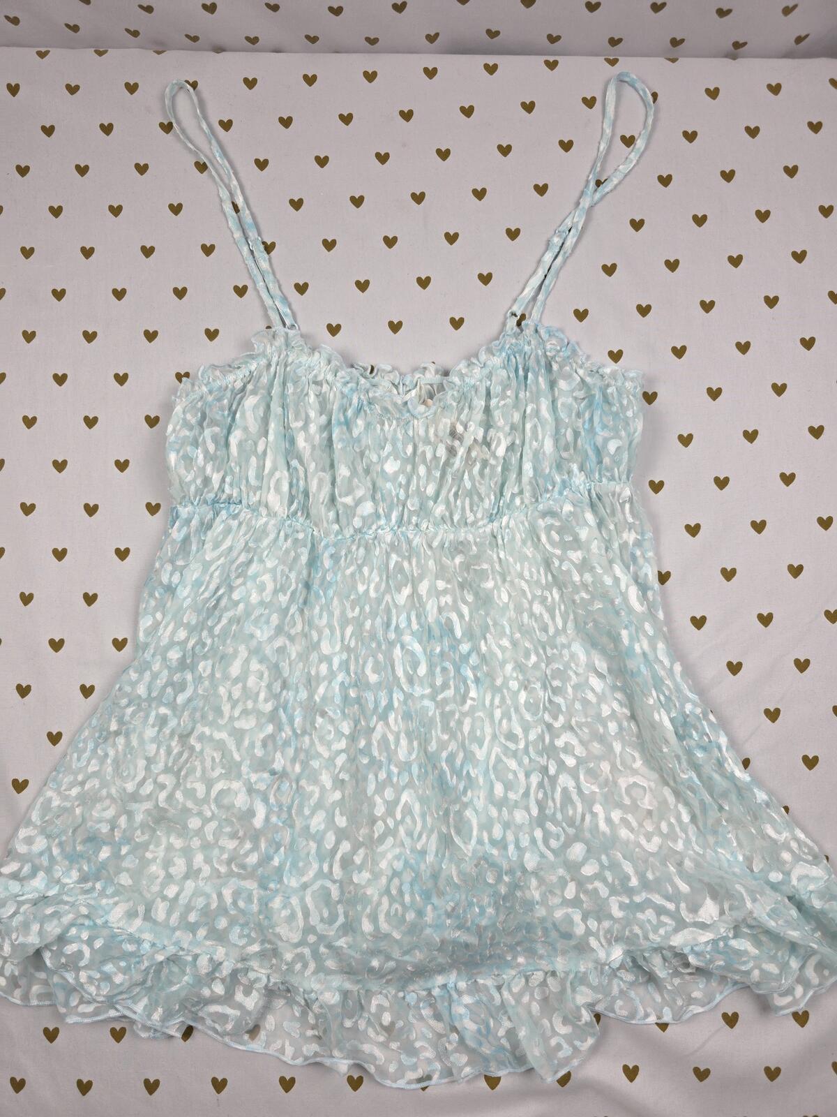 Victorias Secret NEW Cheetah Leopard NWT Babydoll Nightie Lingerie I DO Bridal S