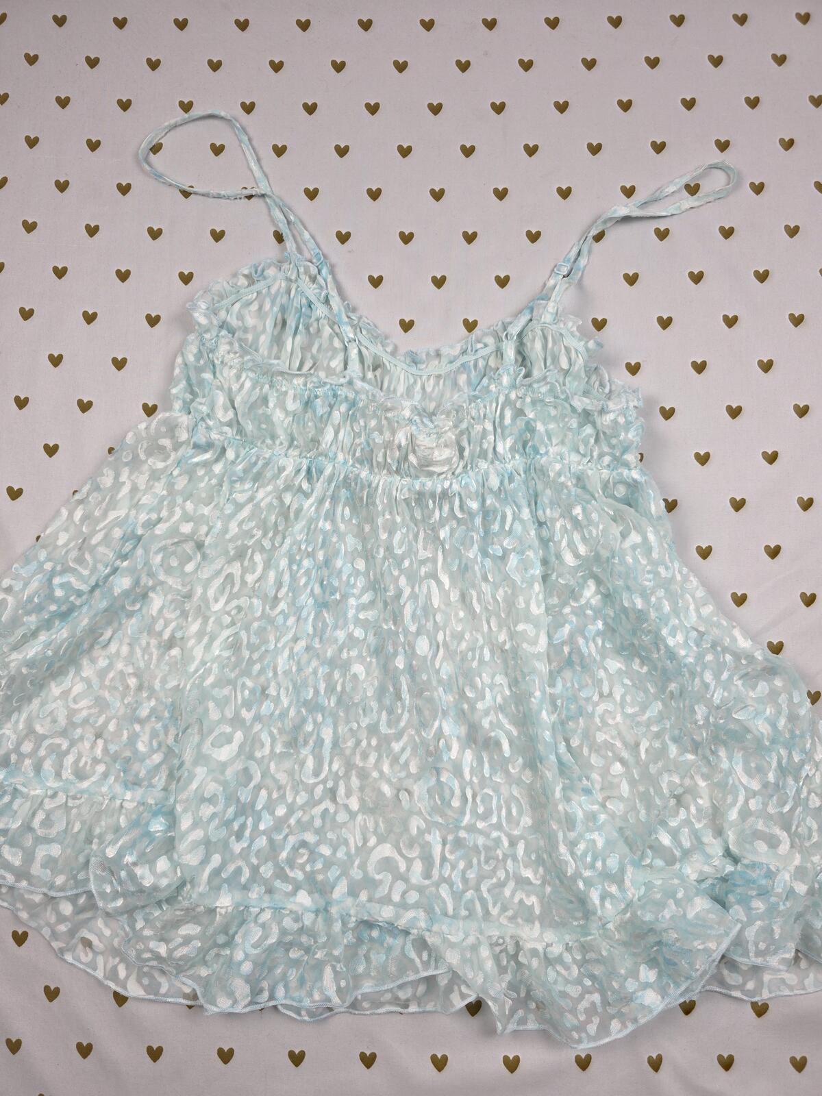Victorias Secret NEW Cheetah Leopard NWT Babydoll Nightie Lingerie I DO Bridal S