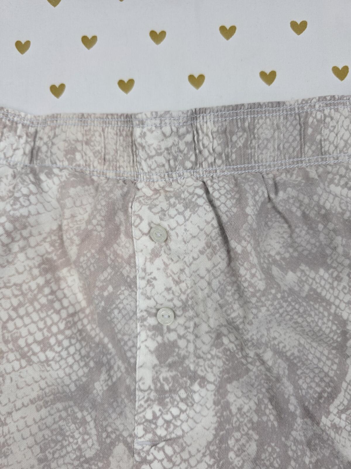Victorias Secret PINK Snake Print Animal Med Sleep Shorts Boxers Pajama Bottoms