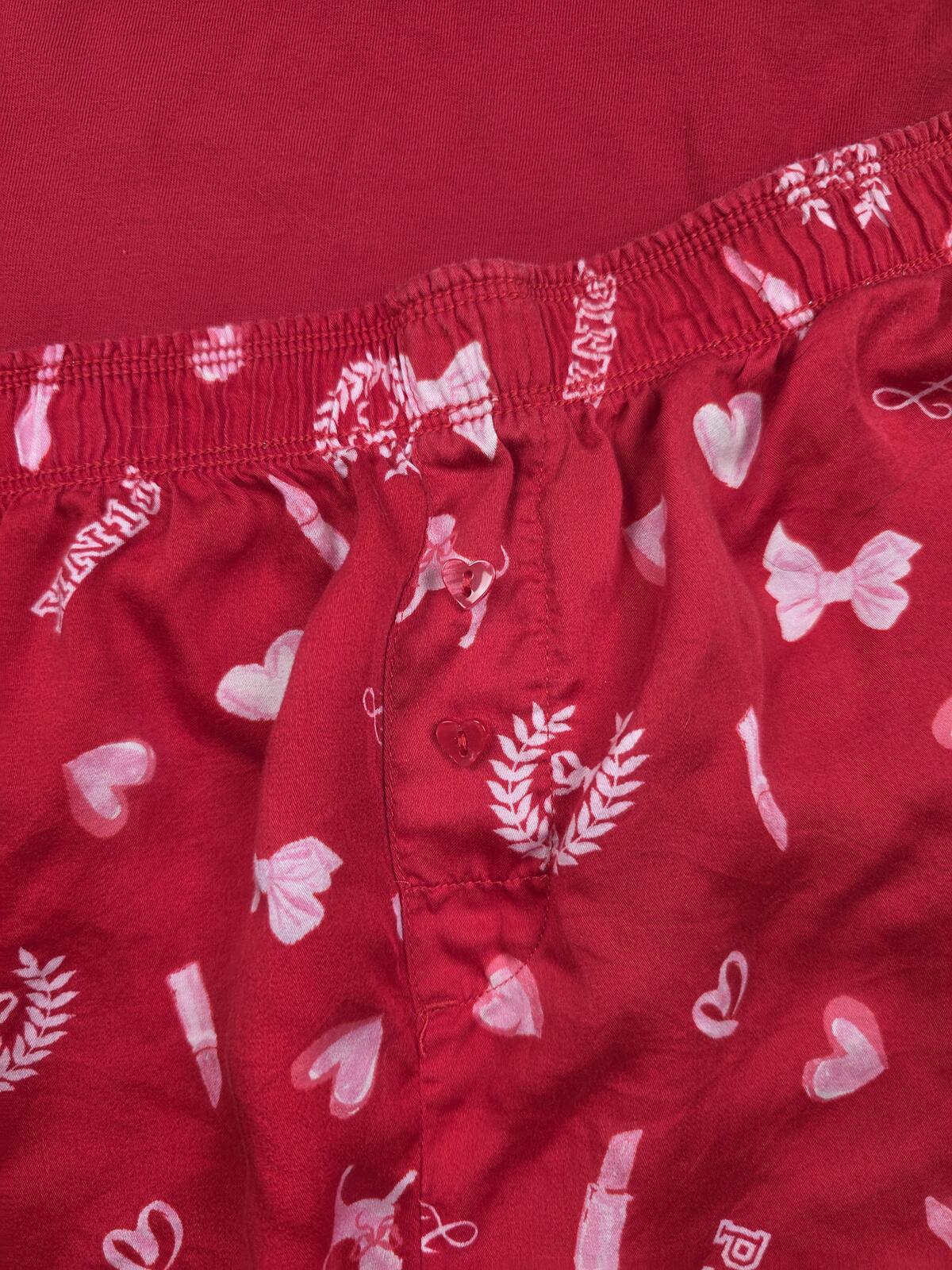 Victorias Secret PINK LOVESHACKFANCY Tank Boxers Sleep Shorts SET Small 2pcs