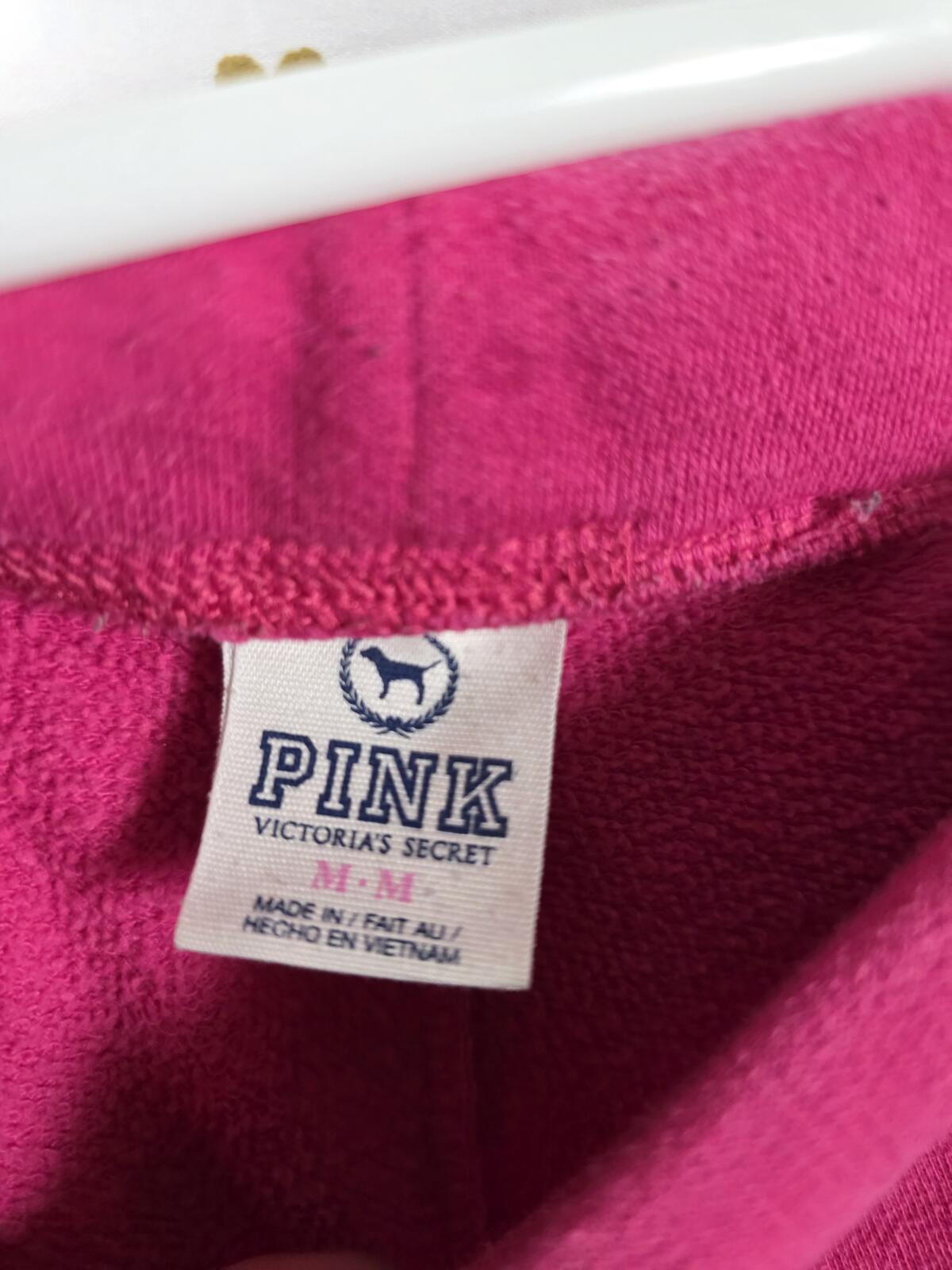 Victorias Secret PINK HTF Leopard Cheetah Print Logo Sweats Sweatpants Y2k