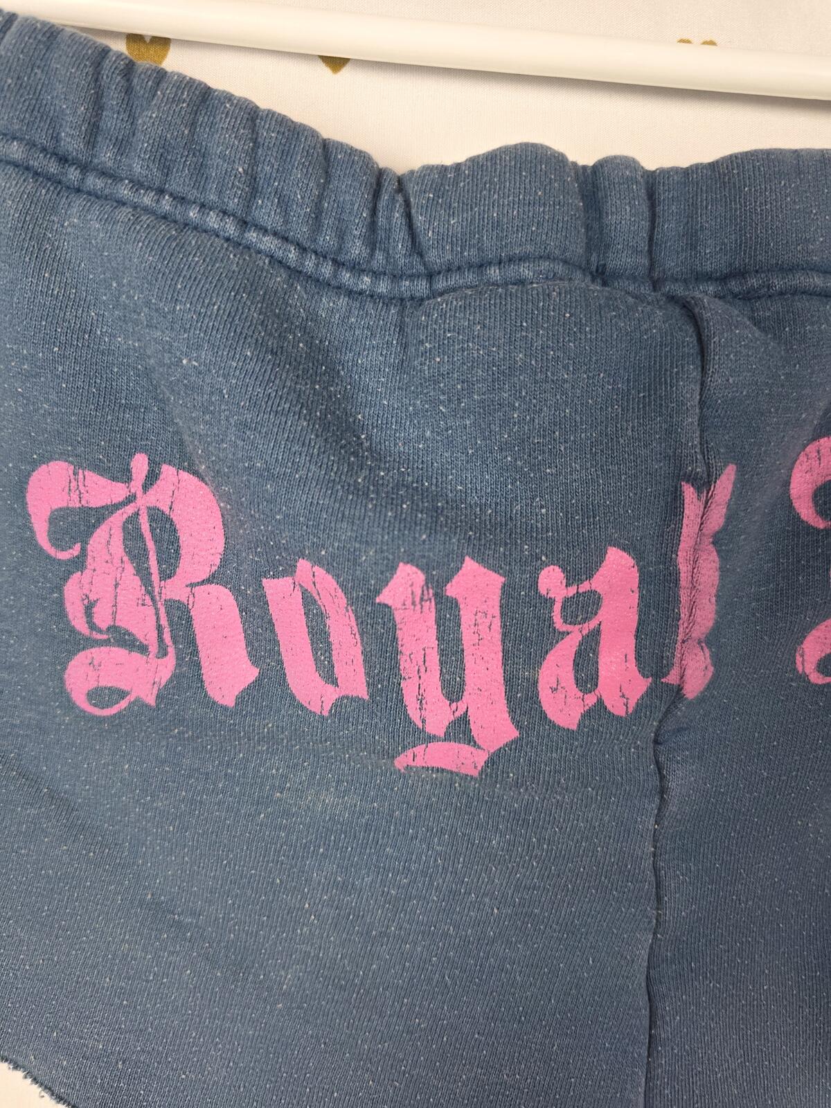 Victorias Secret Vintage ROYAL PINK Logo Sweat shorts Y2k Sweats Medium