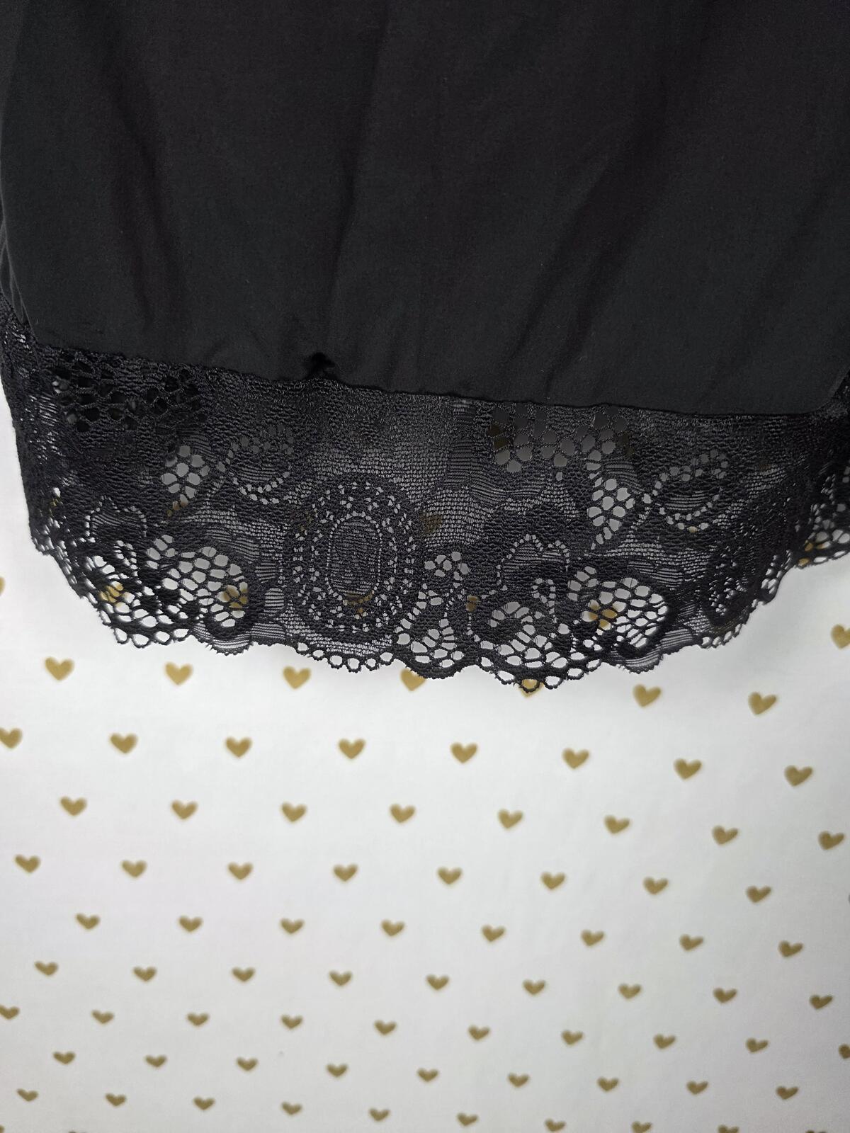 Victorias Secret Black Underwires Push Up Lingerie Slip Dress 34C