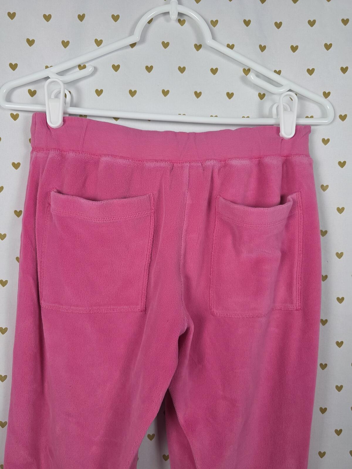 Victorias Secret PINK Velour Vintage Y2k Bling Pocket Sweats Flared y2k SMALL