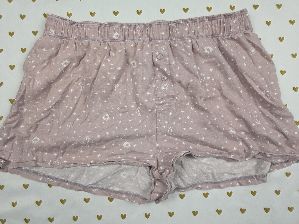 Victorias Secret PINK Stars Small Sleep Shorts Boxers Pajama Bottoms