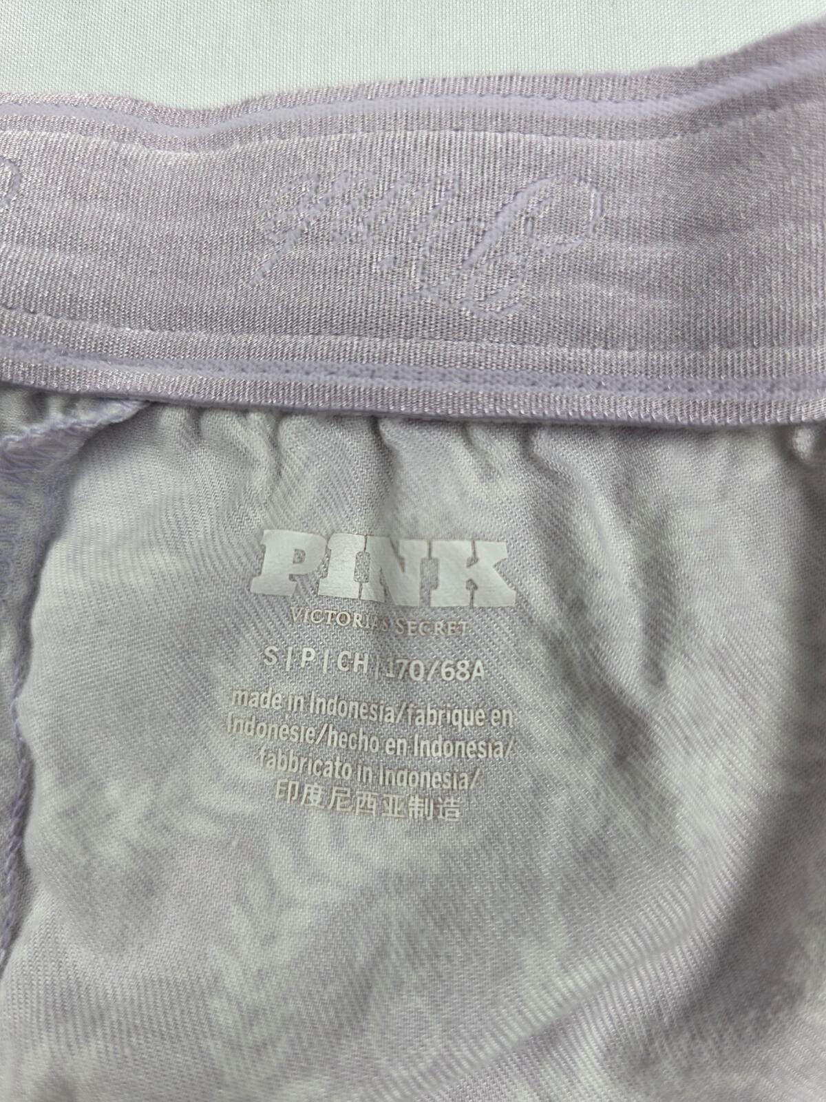 Victorias Secret PINK Crest Logo Small  Sleep Shorts Boxers Pajama Bottoms