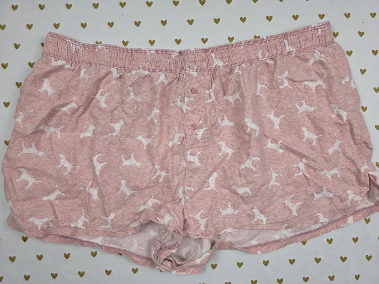 Victorias Secret PINK DOGS XL  Sleep Shorts Boxers Pajama Bottoms