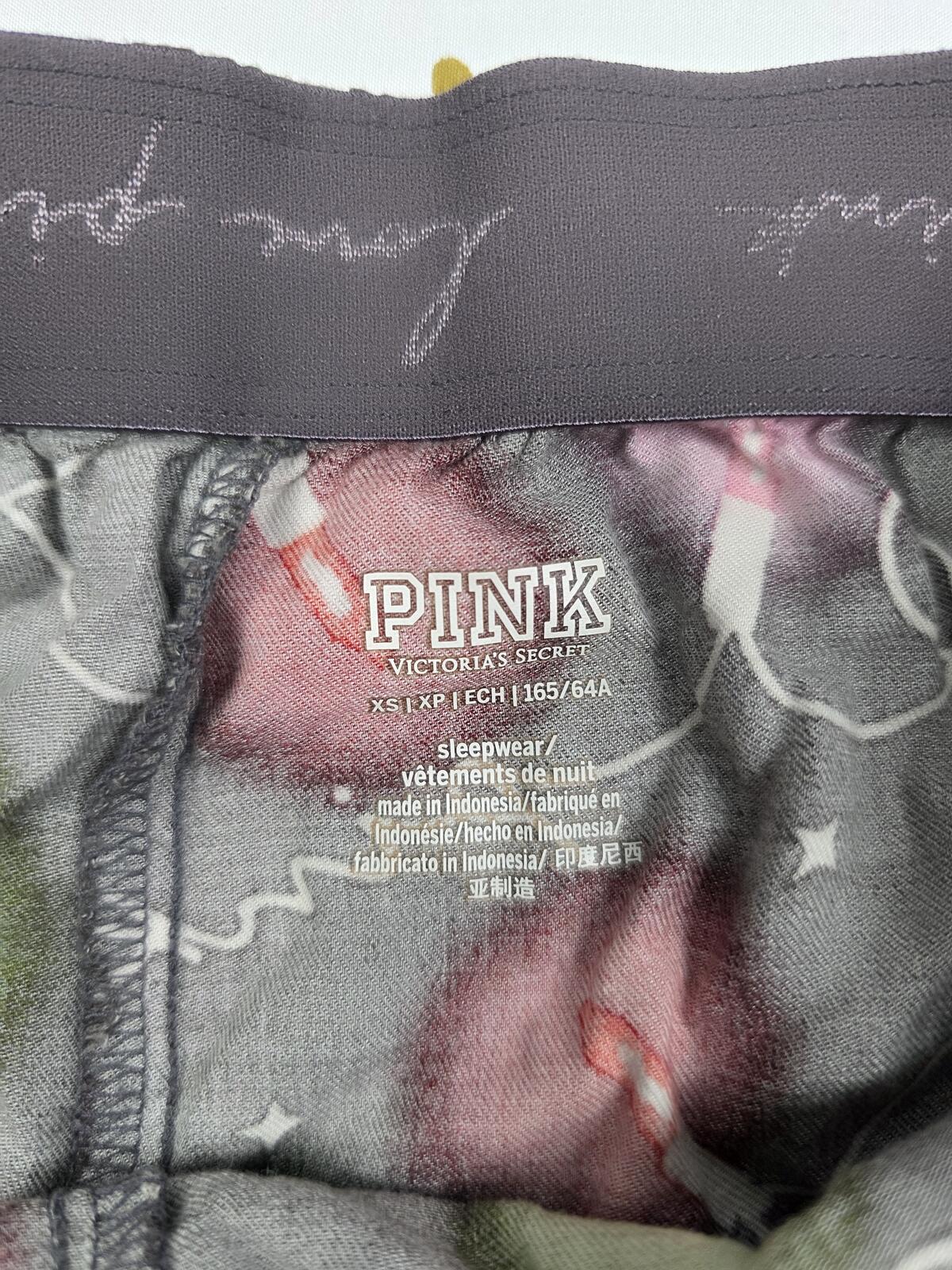 Victorias Secret PINK Christmas Lights XS Sleep Shorts Boxers Pajama Bottoms