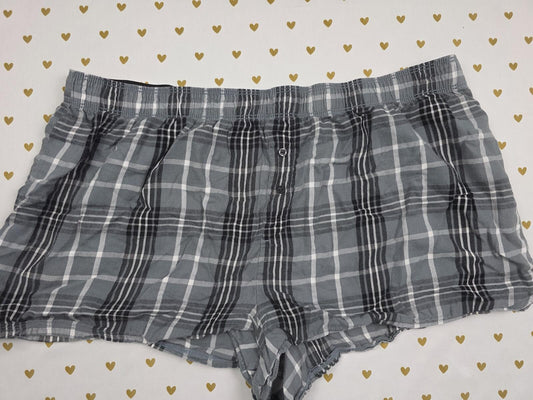 Victorias Secret PINK Plaid XL  Sleep Shorts Boxers Pajama Bottoms