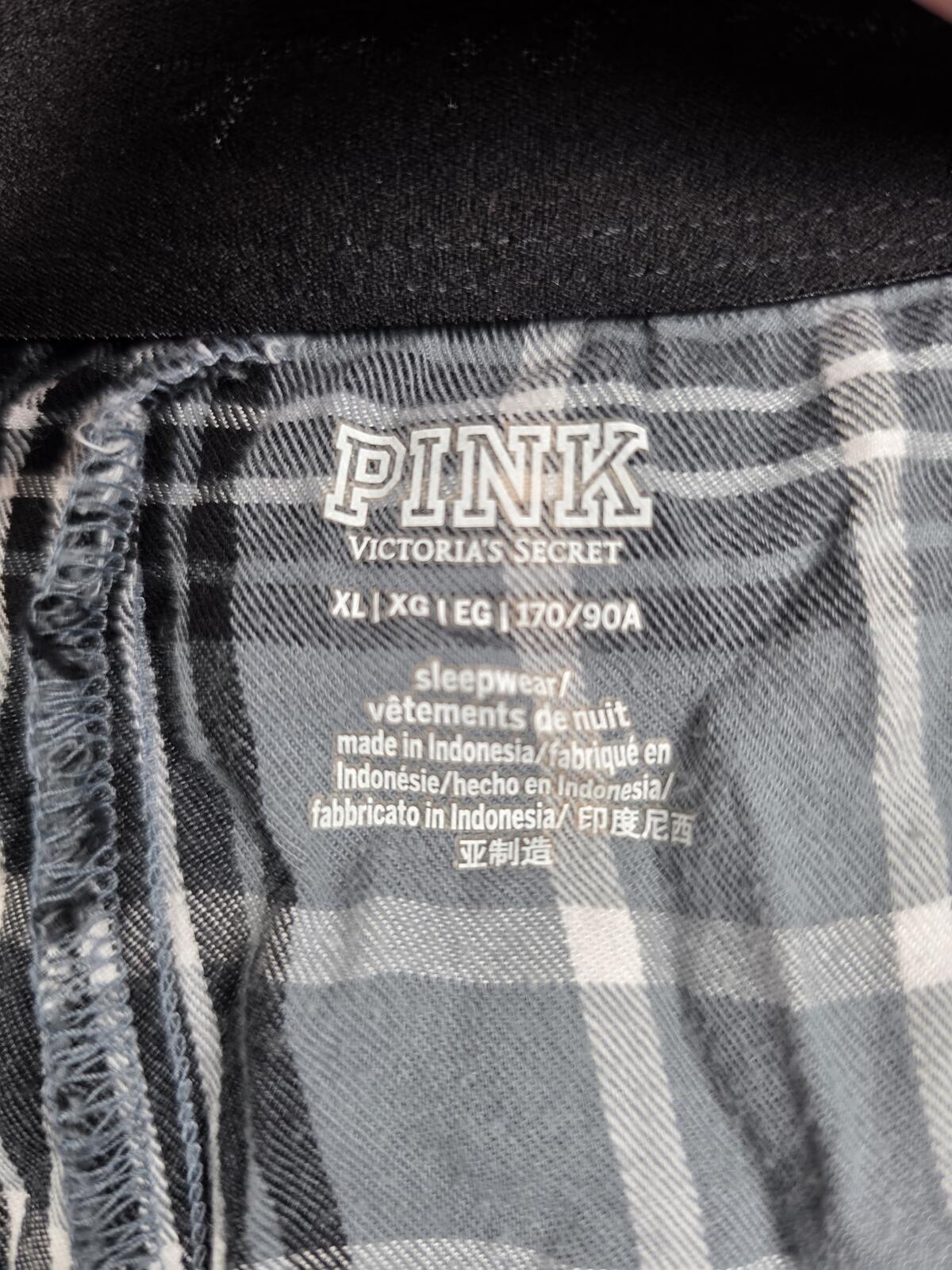 Victorias Secret PINK Plaid XL  Sleep Shorts Boxers Pajama Bottoms