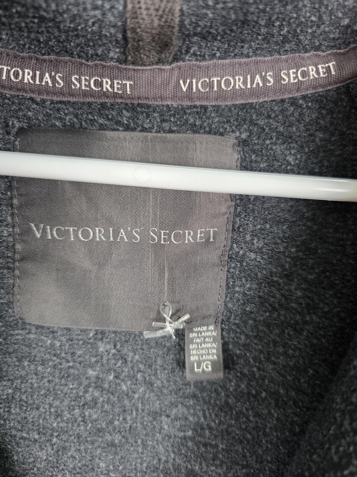 Victorias Secret Gold BLING WINGS sequined Hoodie Jacket Large
