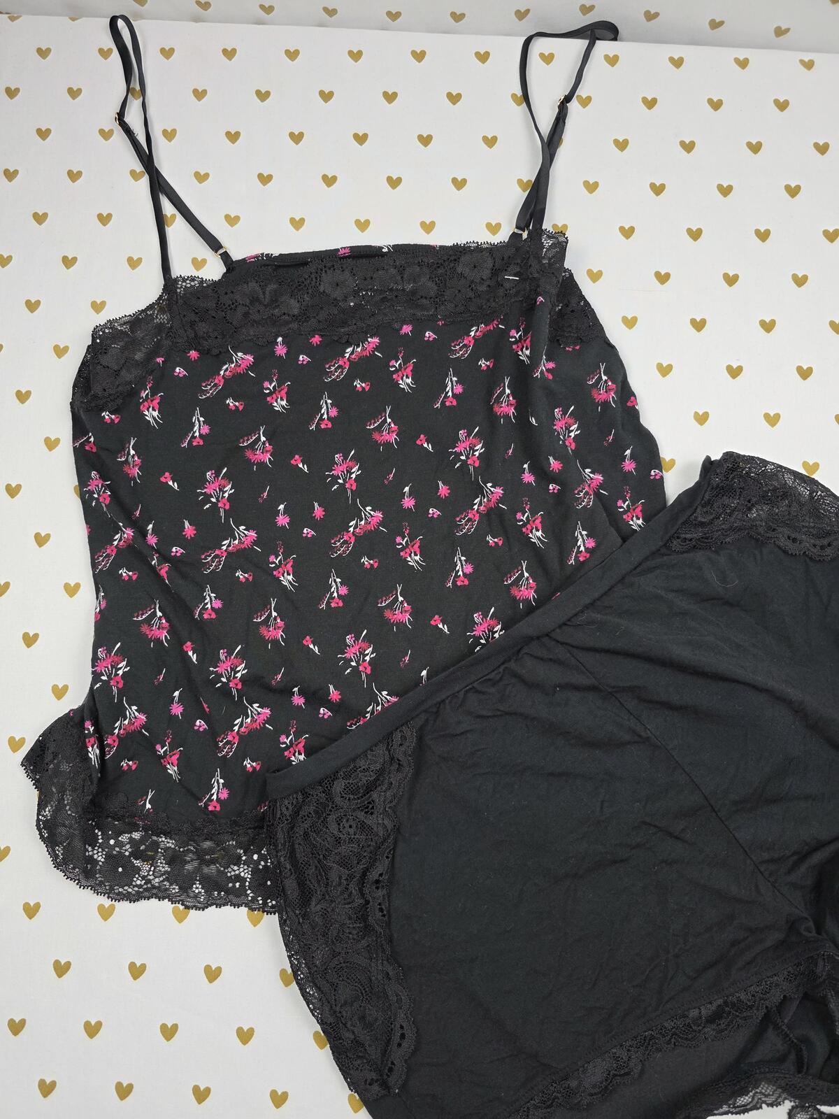 Victorias Secret Heavenly 2pc Sleep Set Pajama Tank Shorts Medium Super Soft