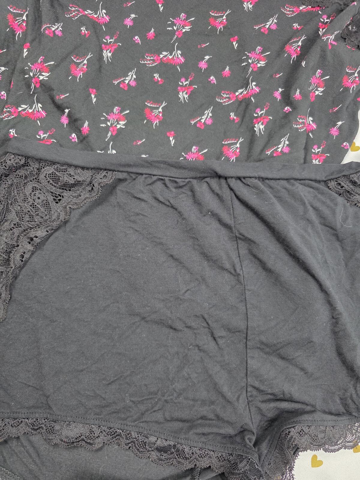 Victorias Secret Heavenly 2pc Sleep Set Pajama Tank Shorts Medium Super Soft