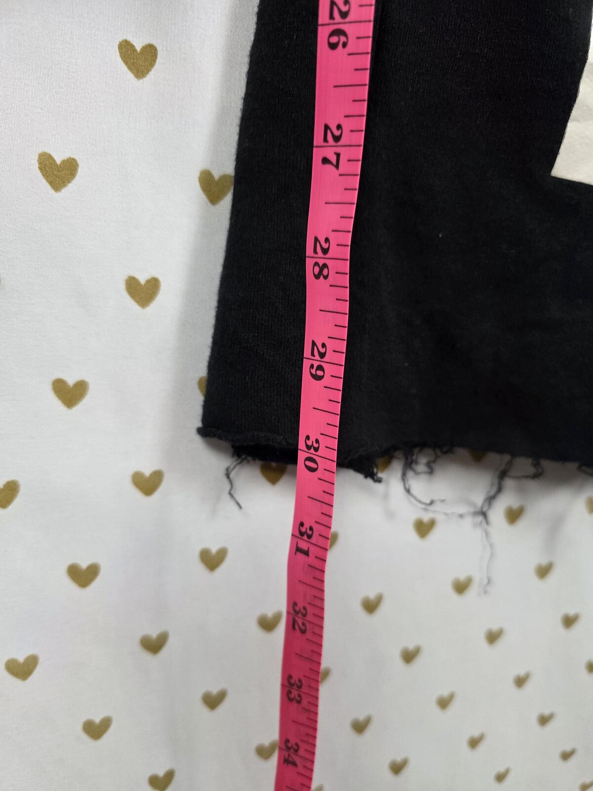 Victorias Secret PINK Boyfriend Diaper Butt Raw Hem Sweats Sweatpants XS Oversiz