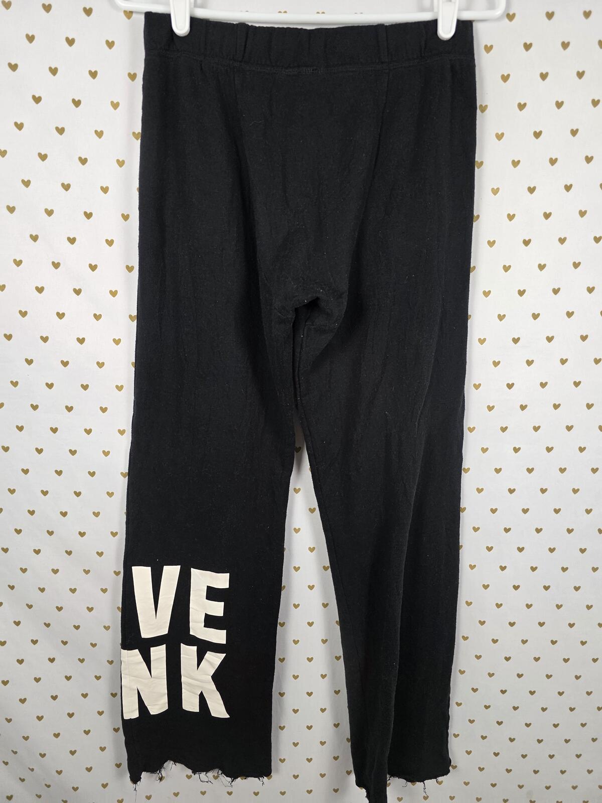 Victorias Secret PINK Boyfriend Diaper Butt Raw Hem Sweats Sweatpants XS Oversiz