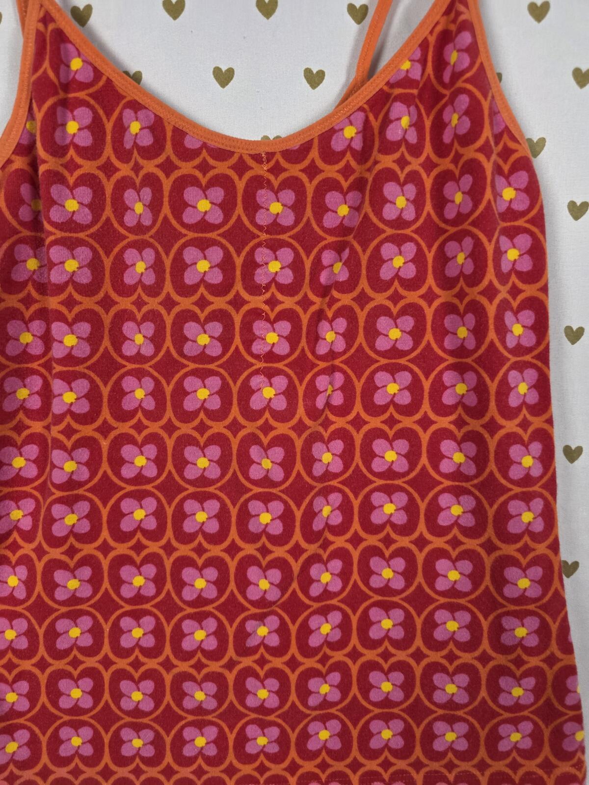 Y2K Victoria's Secret PINK Mod Flower Print Cami Tank Top Small Retro
