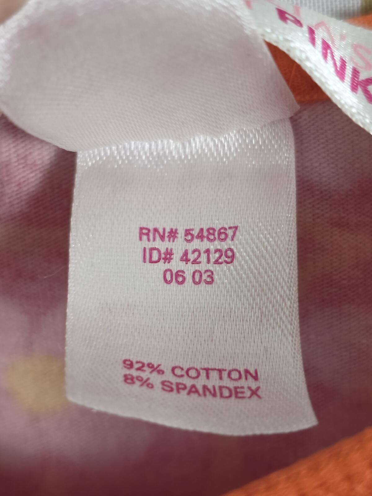 Y2K Victoria's Secret PINK Mod Flower Print Cami Tank Top Small Retro