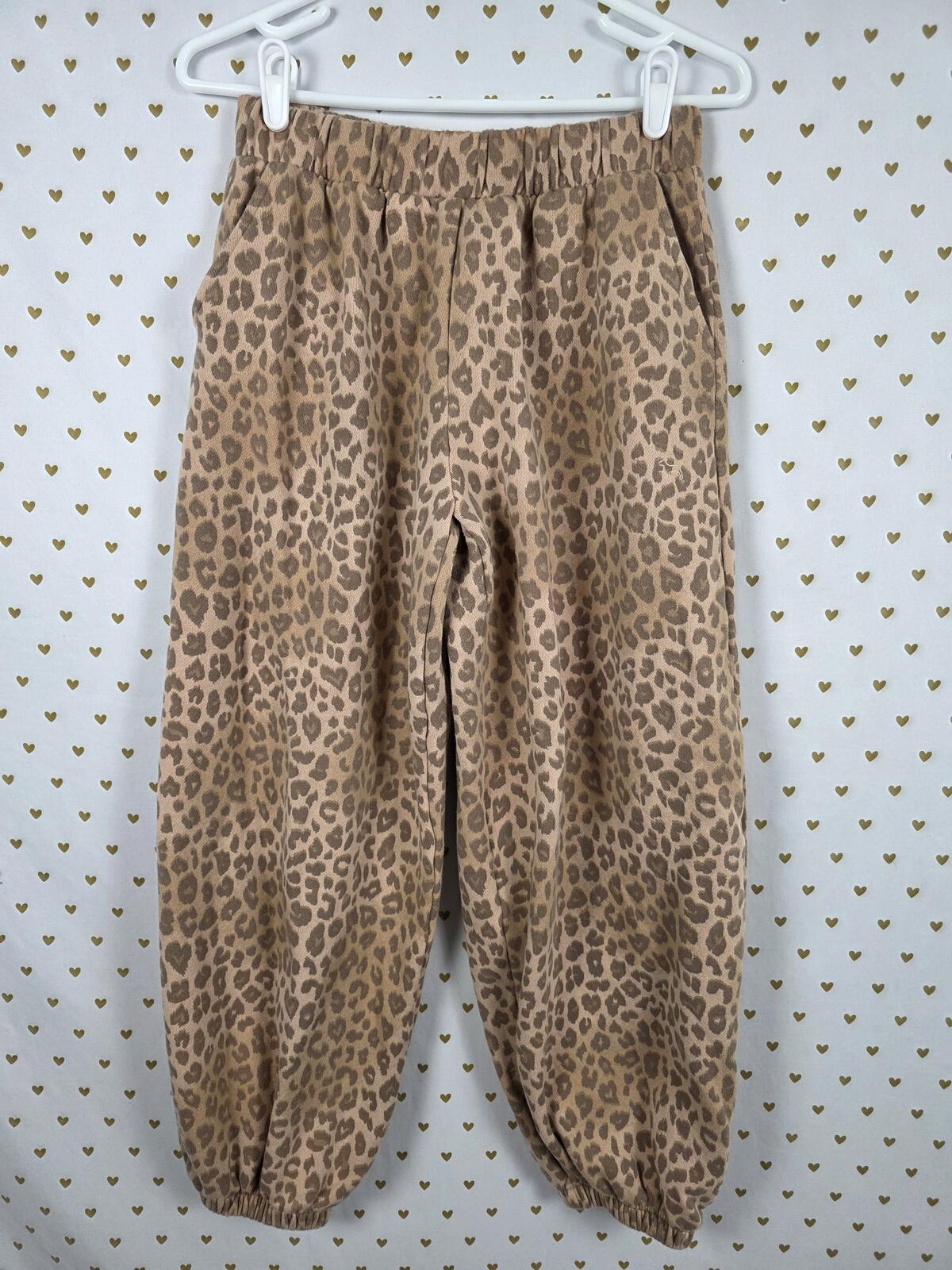 Victorias Secret PINK Leopard Cheetah Joggers sweatpants Sweats SMALL