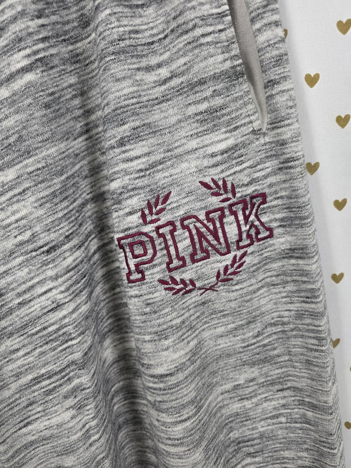 Victorias Secret Pink RED BLING SEQUINED Hoodie Jacket Sweatpants SET Large