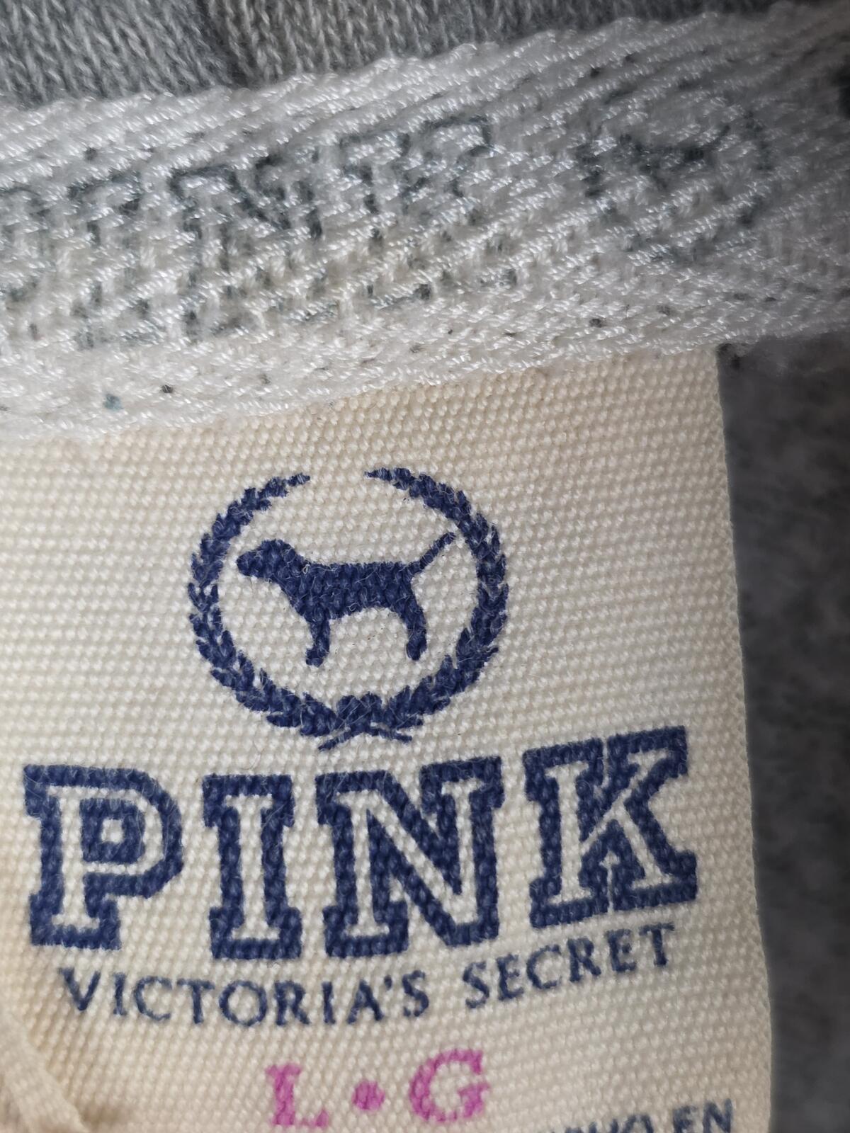 PINK Victoria's Secret NYC Doodle Graffiti Zip Hoodie Heart Graphic L
