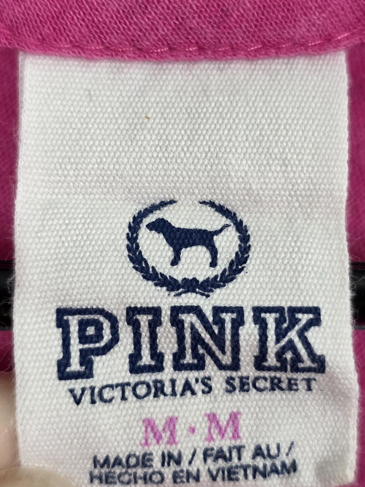 Victorias Secret PINK Vintage Bling Medium Sequined Tee shirt y2k