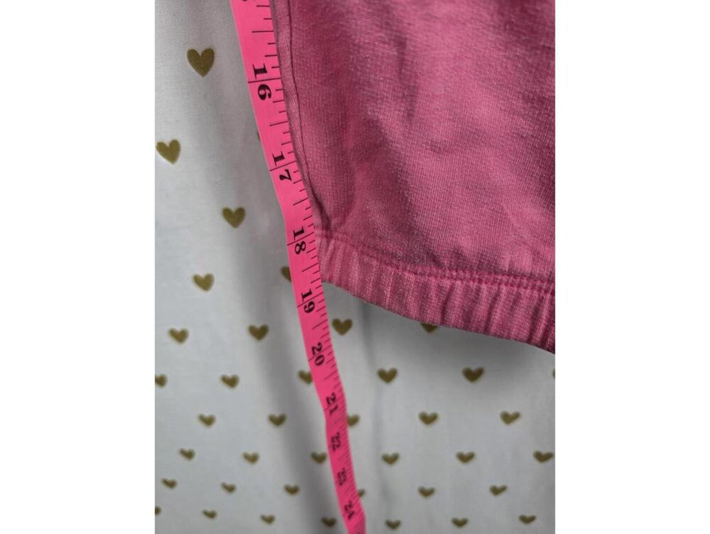 Victorias Secret PINK LOVE Vintage Y2K Capri Joggers Sweats Sweatpants SMALL