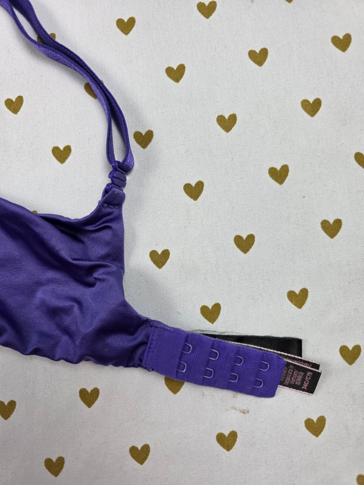Victorias Secret Purple BOMBSHELL Plunge add 2 Sizes Bra 34C