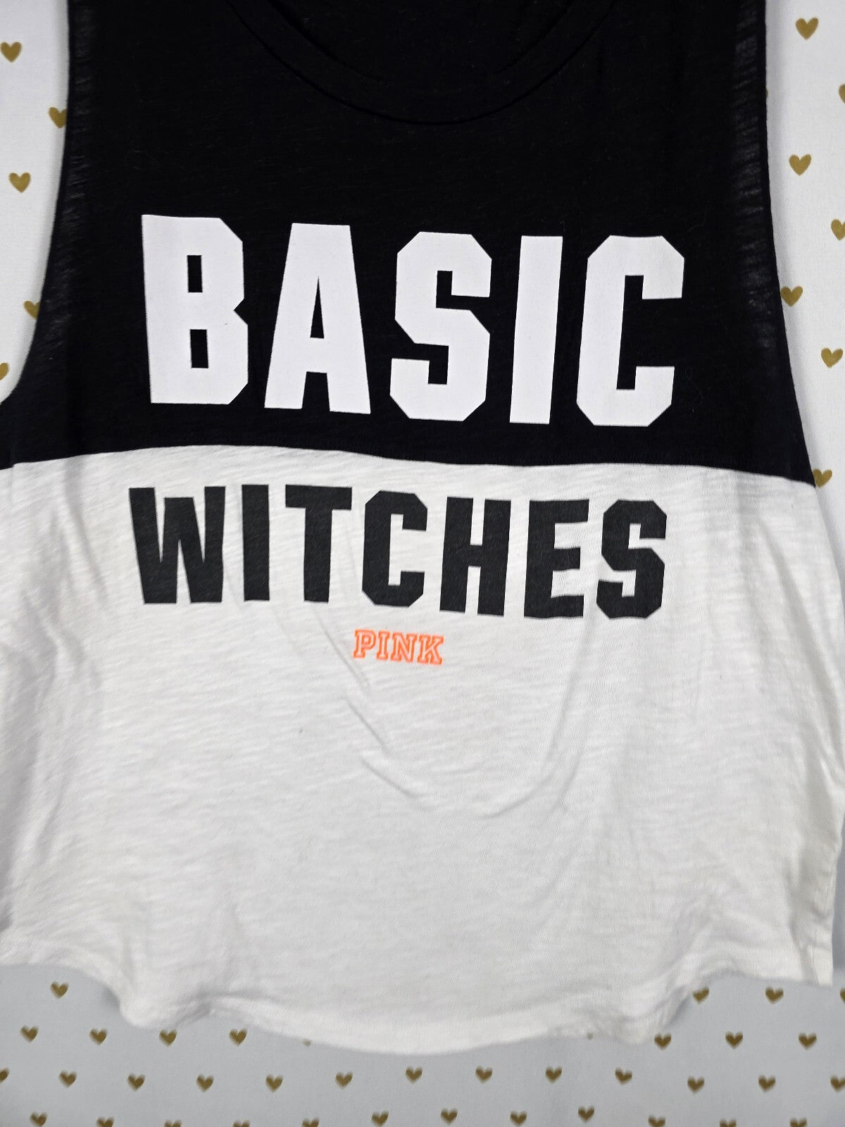 Victorias Secret PINK Basic Witches Halloween Tank Top medium