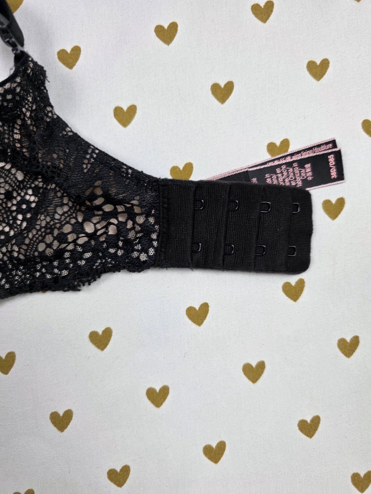 Victorias Secret Bling Studded Very Sexy Unlined Plunge Bra 38D