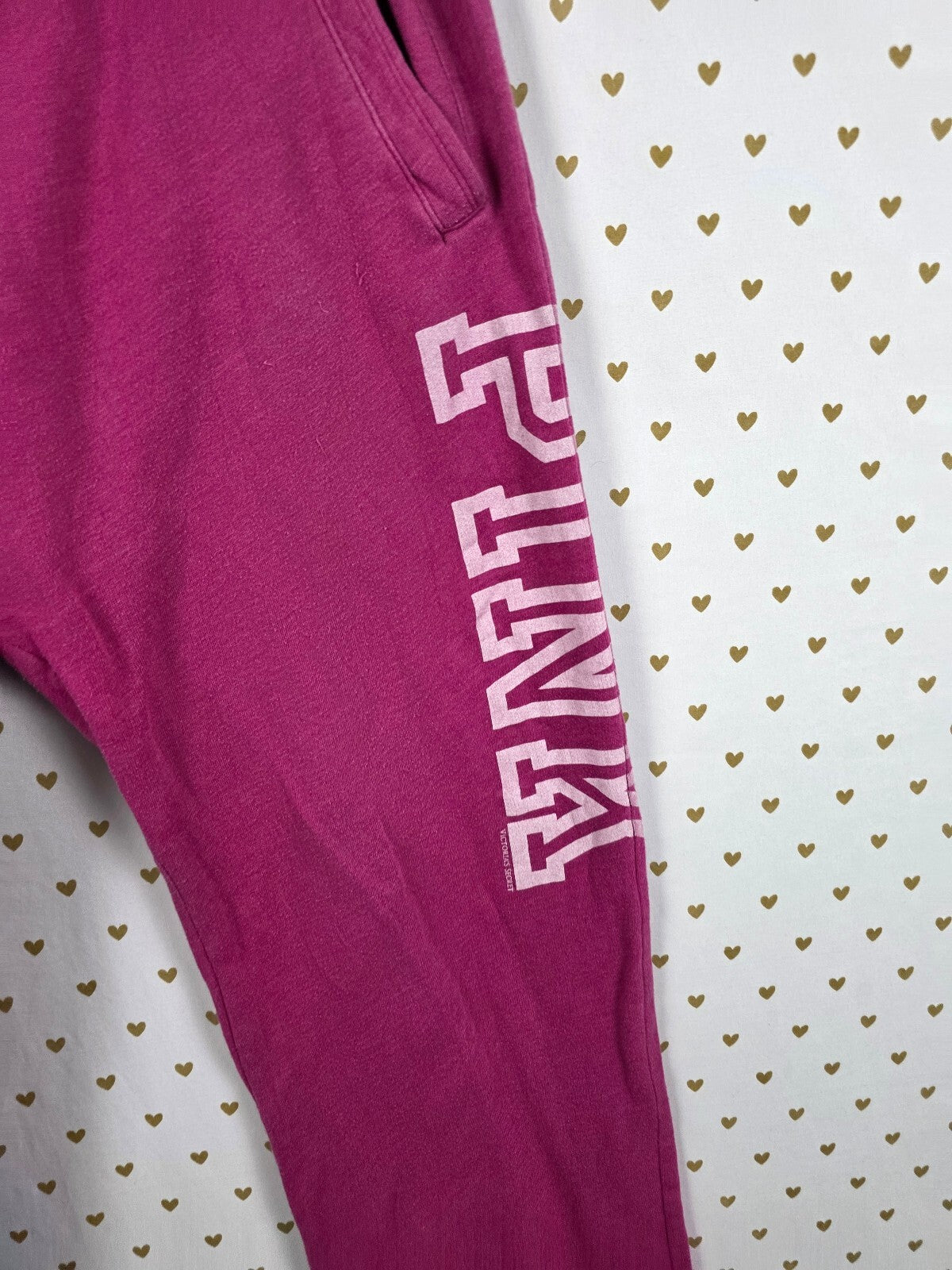 Victorias Secret PINK Medium Boyfriend Diaper butt Sweats sweatpants