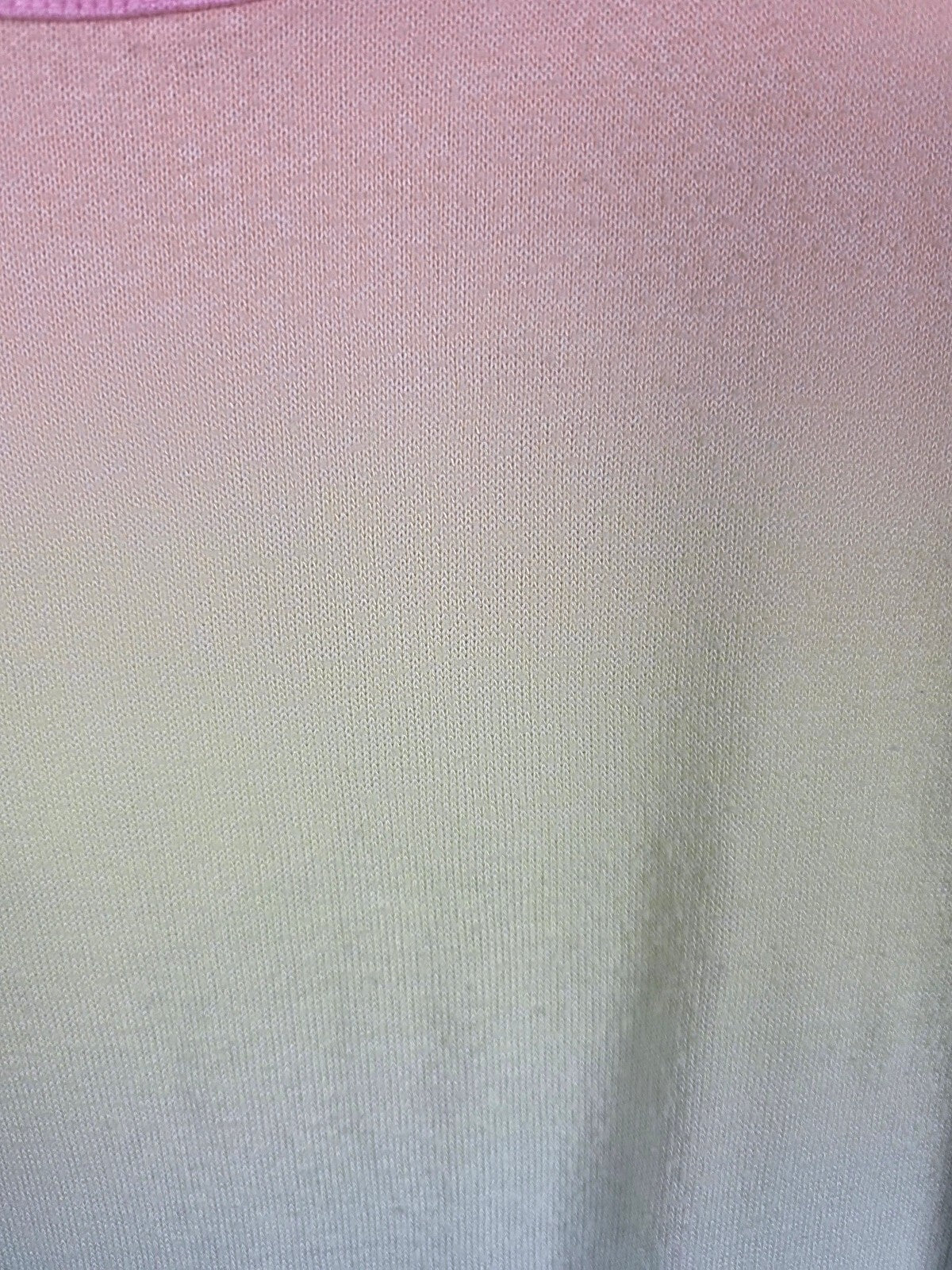 Victorias Secret PINK Super Soft Long Sleeve Gradient Rainbow Shirt Large