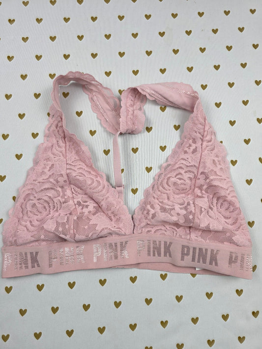 Victorias Secret Pink Racerback Large Stretch Bralette Bra Top Tank