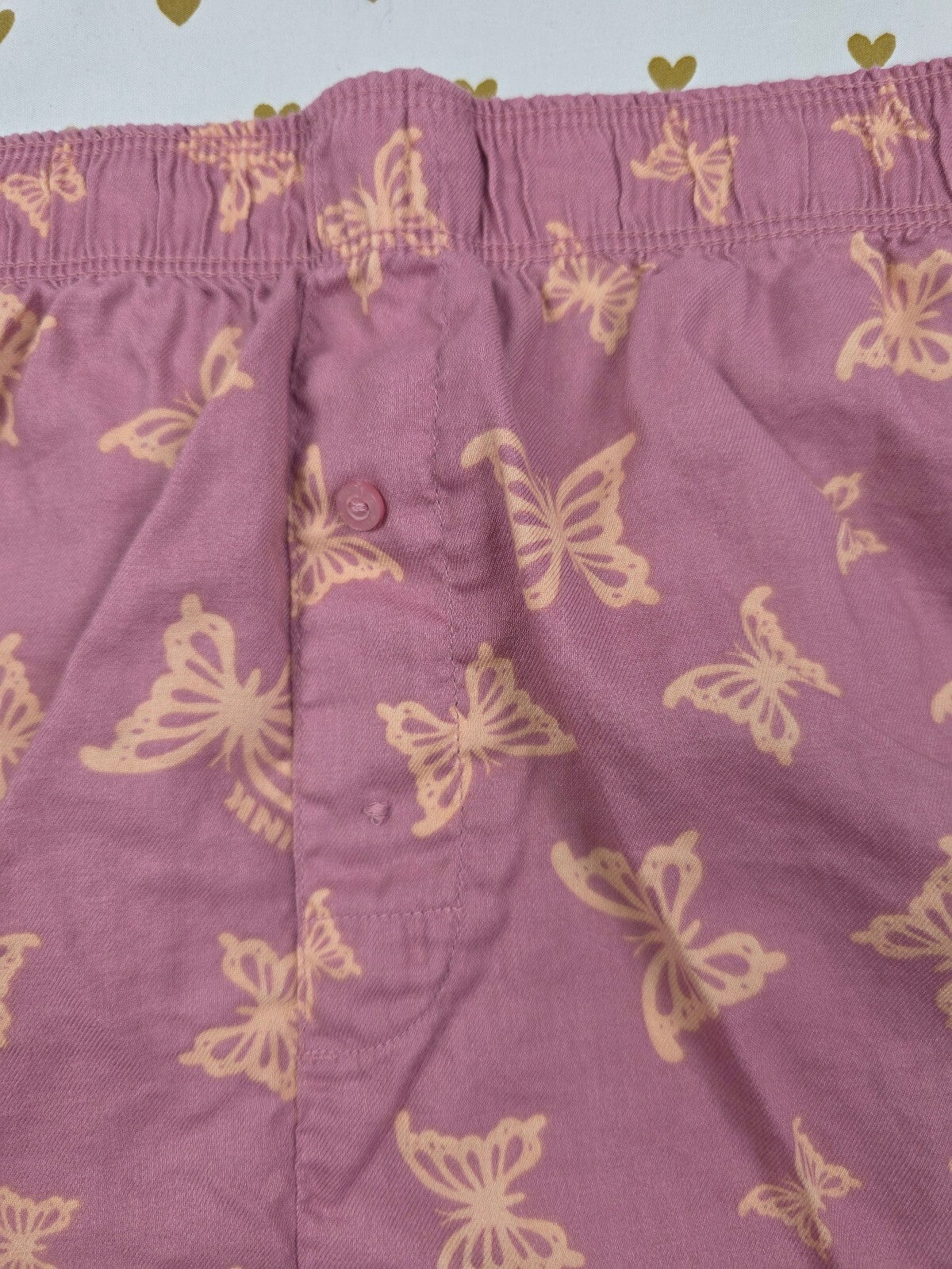 Victorias Secret PINK Butterflies XXL 2XL  Sleep Shorts Boxers Pajama Bottoms