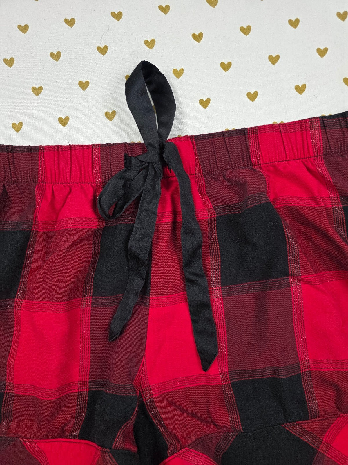Victorias Secret Buffalo Plaid Check Medium Sleep Shorts Boxers Pajama Bottoms