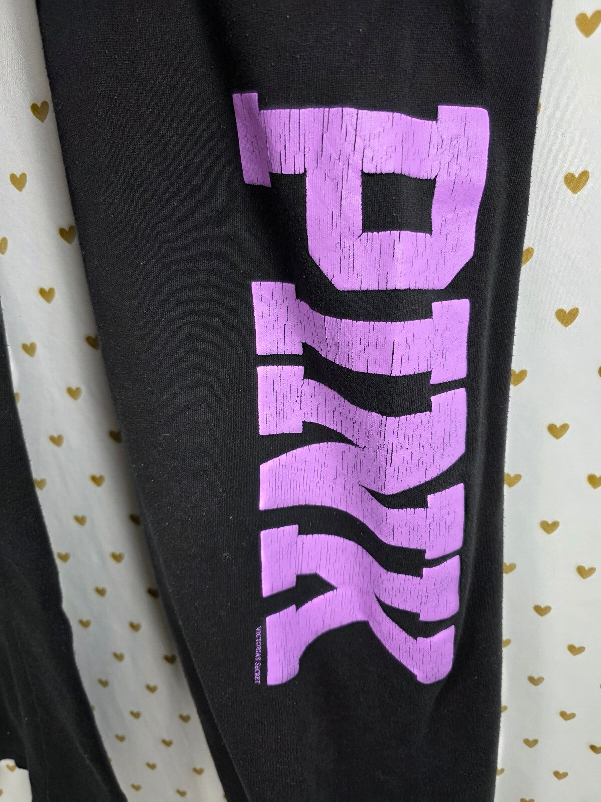 Victorias Secret PINK LOVE Logo Purple Sweats vintage y2k LARGE