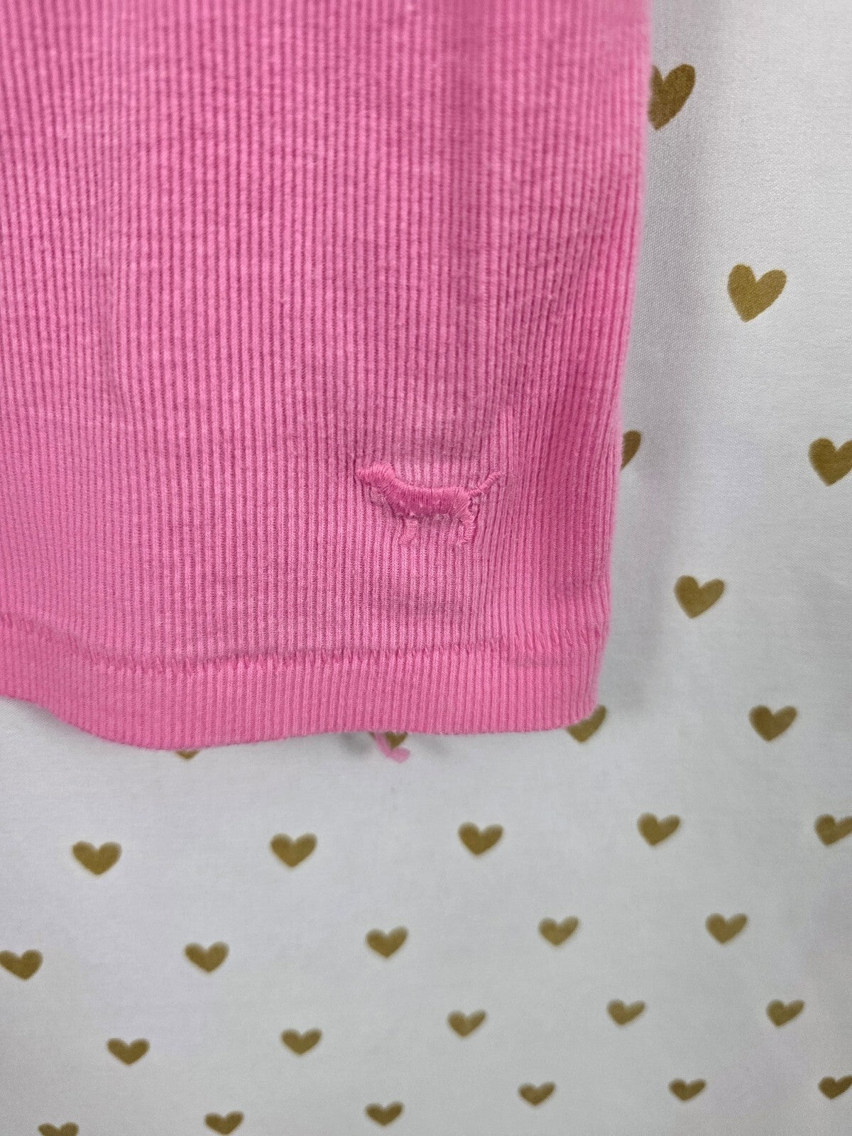Victorias Secret PINK LIMITED RARE Kiss Me One In a Million TANK SMALL Ribbed