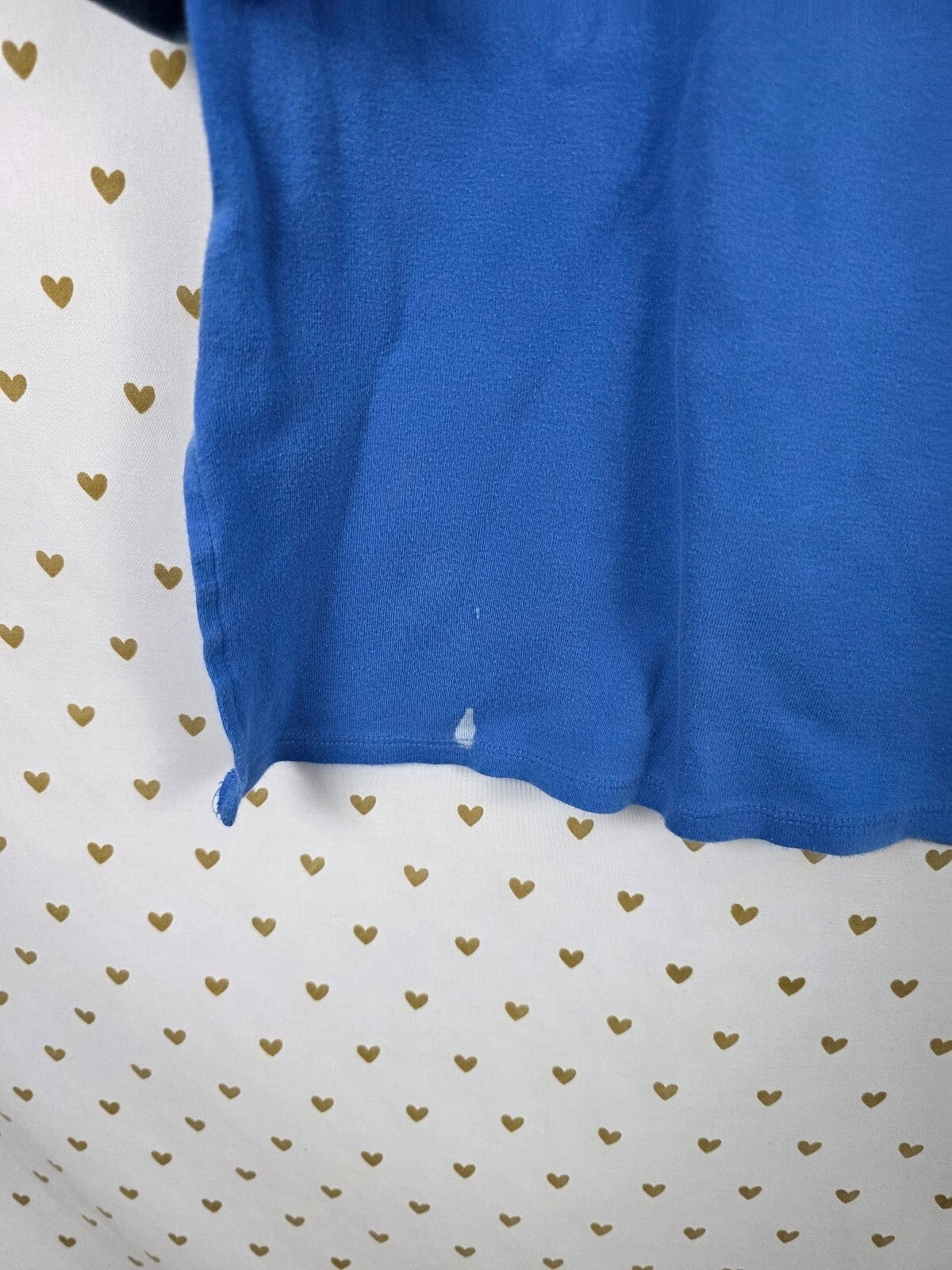 Victorias Secret ANGEL Glitter Logo Long Sleeve Sleep Shirt Blue Nightgown XS