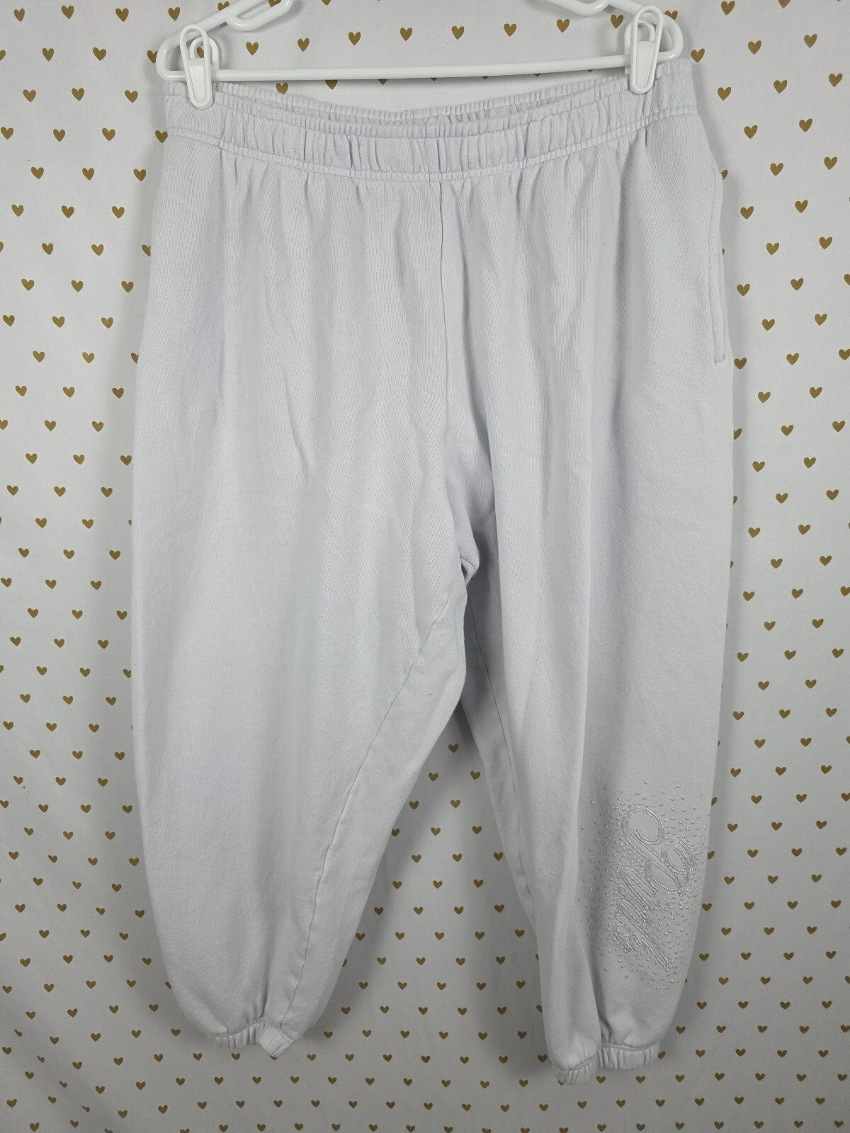 Victorias Secret PINK  XL BLING Pocket Joggers Sweatpants Sweats Tapered