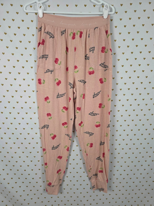 Victorias Secret Lounge Sleep Pants Pajama Bottoms Cherries MEDIUM